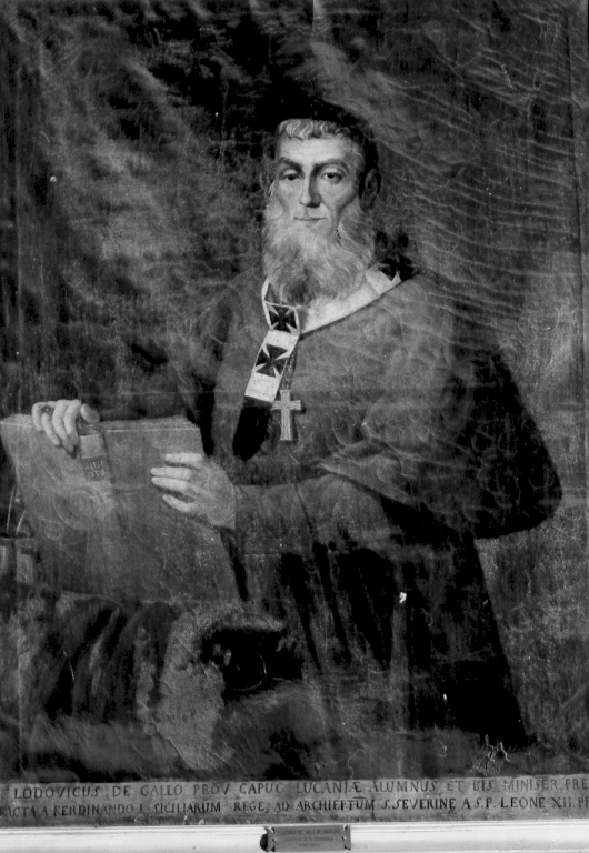 Ritratto di padre Ludovico del Gallo da Lagonegro (dipinto) - ambito romano (sec. XIX)