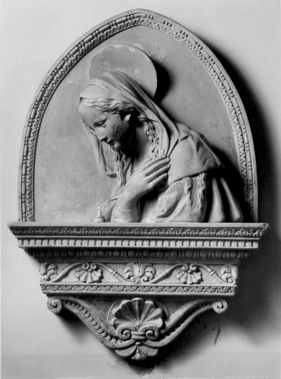 Madonna annunciata (rilievo) - ambito romano (prima metà sec. XX)