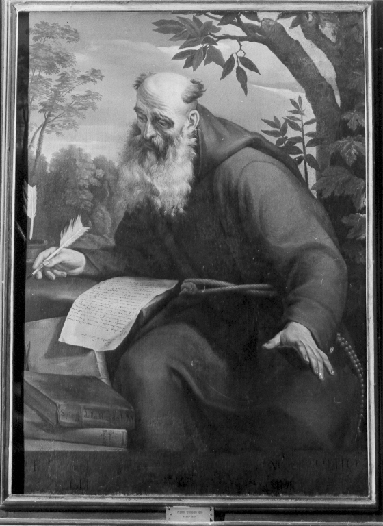 Ritratto di padre Sante Tesoro da Roma (dipinto) - ambito romano (sec. XIX)