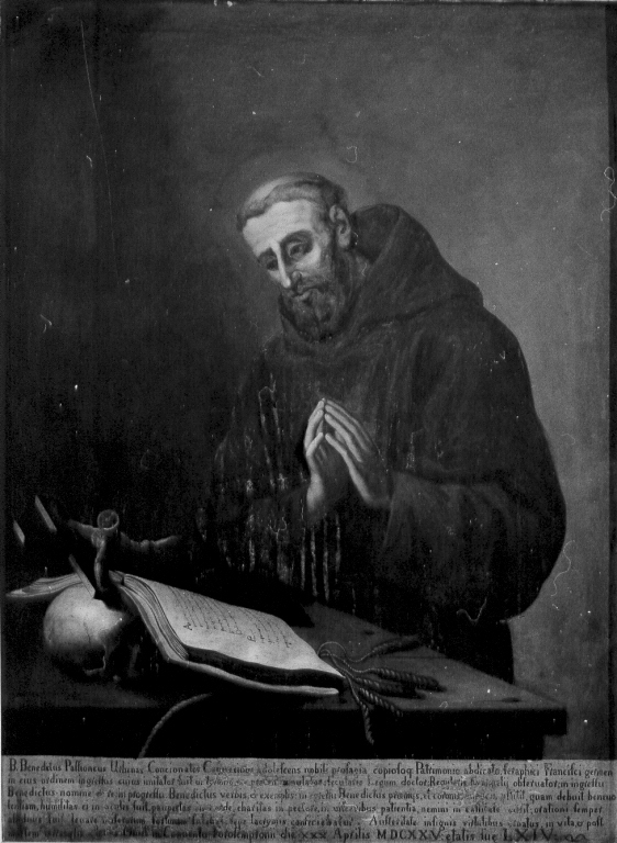 san Benedetto Passioneo (dipinto) - ambito romano (sec. XIX)