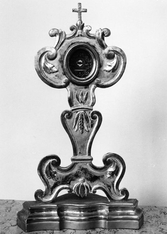 reliquiario - a ostensorio - manifattura romana (sec. XIX)