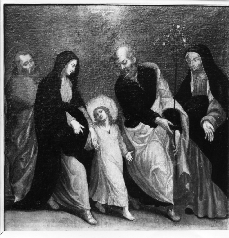 Sacra Famiglia (dipinto) - scuola romana (sec. XIX)