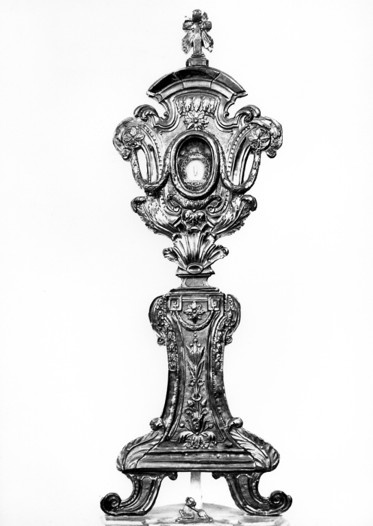 reliquiario - a ostensorio - manifattura romana (fine sec. XVIII)