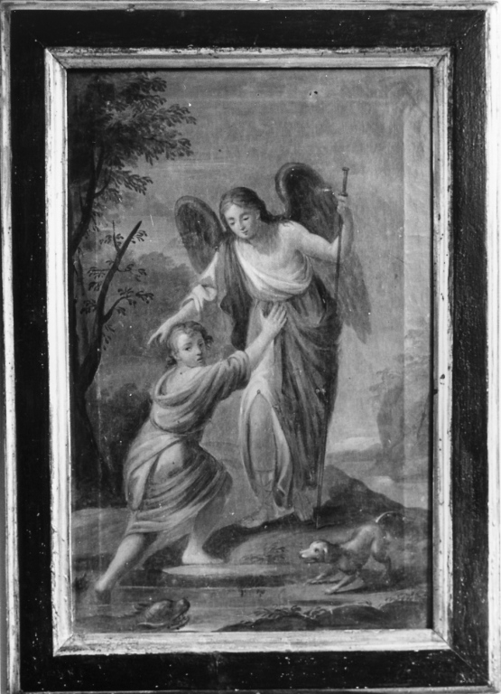 Tobia e San Raffaele arcangelo (dipinto) - ambito romano (seconda metà sec. XVIII)