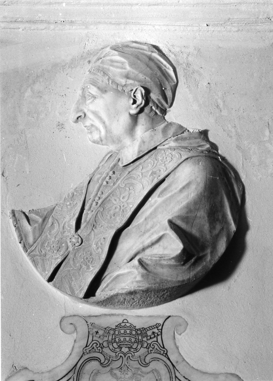 Ritratto di Benedetto XIII (rilievo) - manifattura romana (sec. XVIII)