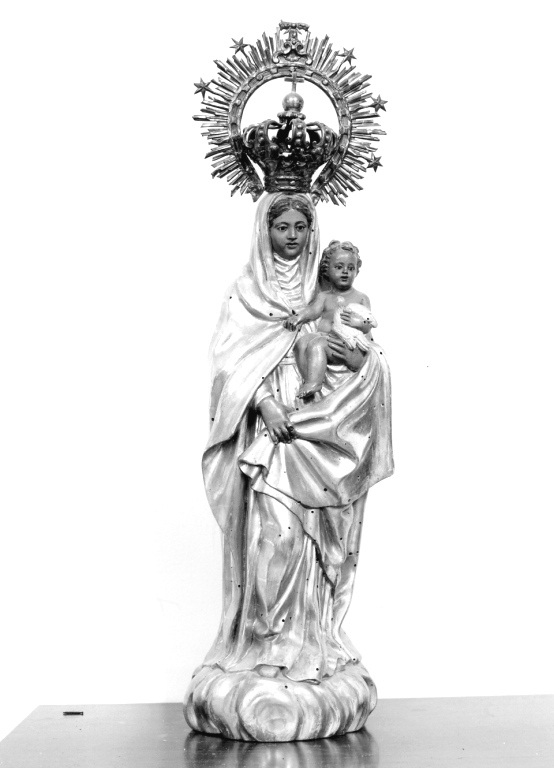 Madonna con Bambino (scultura) - manifattura romana (sec. XIX)