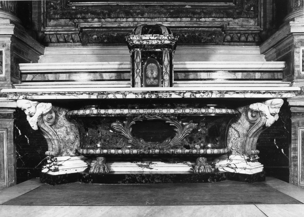 paliotto - ambito romano (metà sec. XVIII)