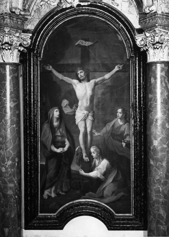 Crocifissione (dipinto) di Vicinelli Odoardo (secondo quarto sec. XVIII)