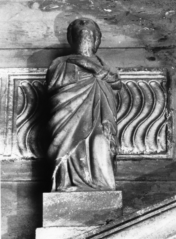 Santo (statuetta) - ambito romano (sec. XV)
