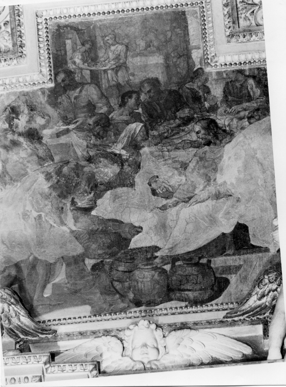 nozze di Cana (dipinto, elemento d'insieme) di Cati Pasquale (attribuito) (sec. XVI)