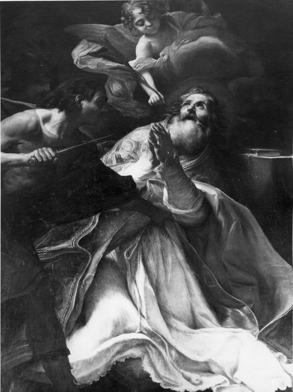san Filippo assalito da due manigoldi (dipinto) di Brandi Giacinto (attribuito) (sec. XVII)
