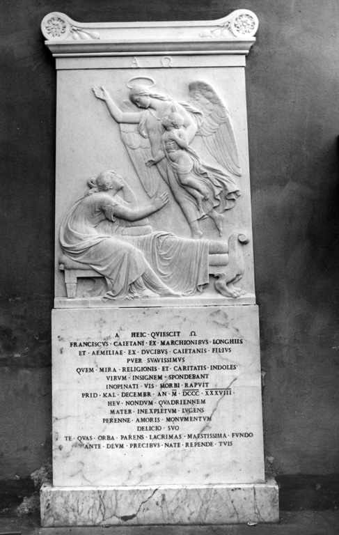 stele funeraria di Rinaldi Rinaldo (attribuito) (sec. XIX)