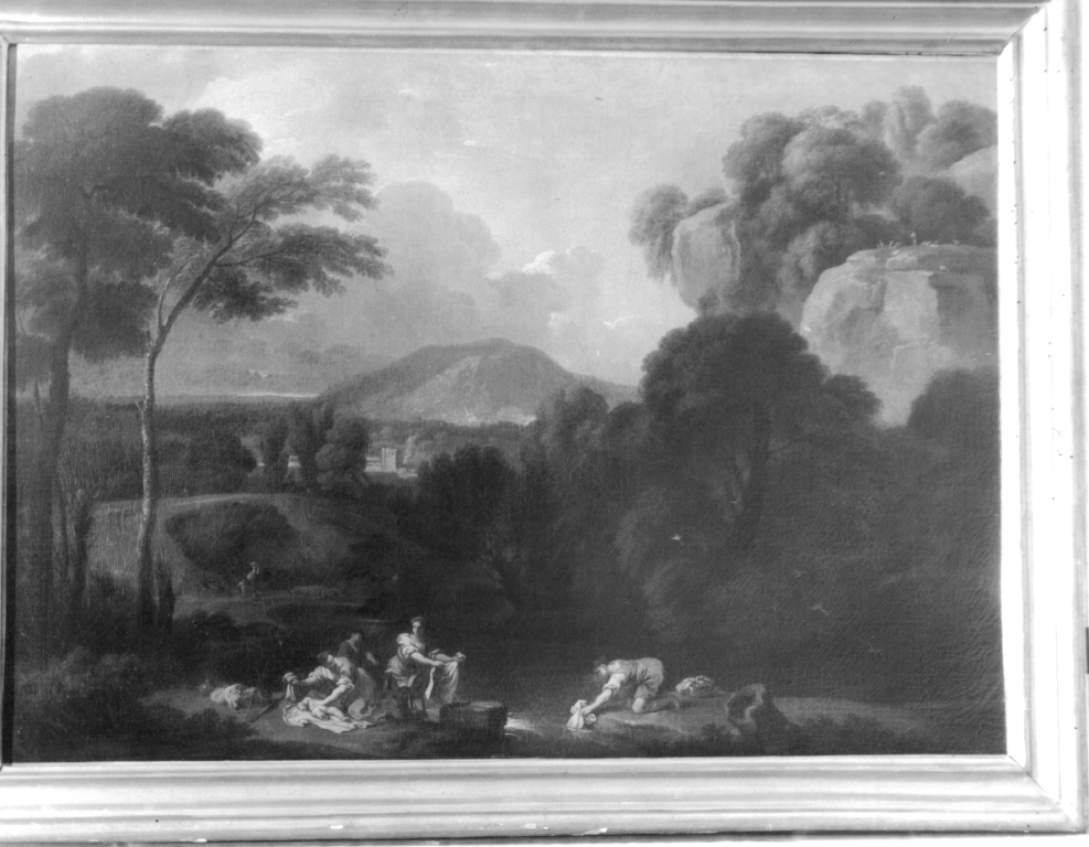 paesaggio con figure (dipinto) di Mulier Pieter il Giovane detto Cavalier Tempesta (sec. XVII)