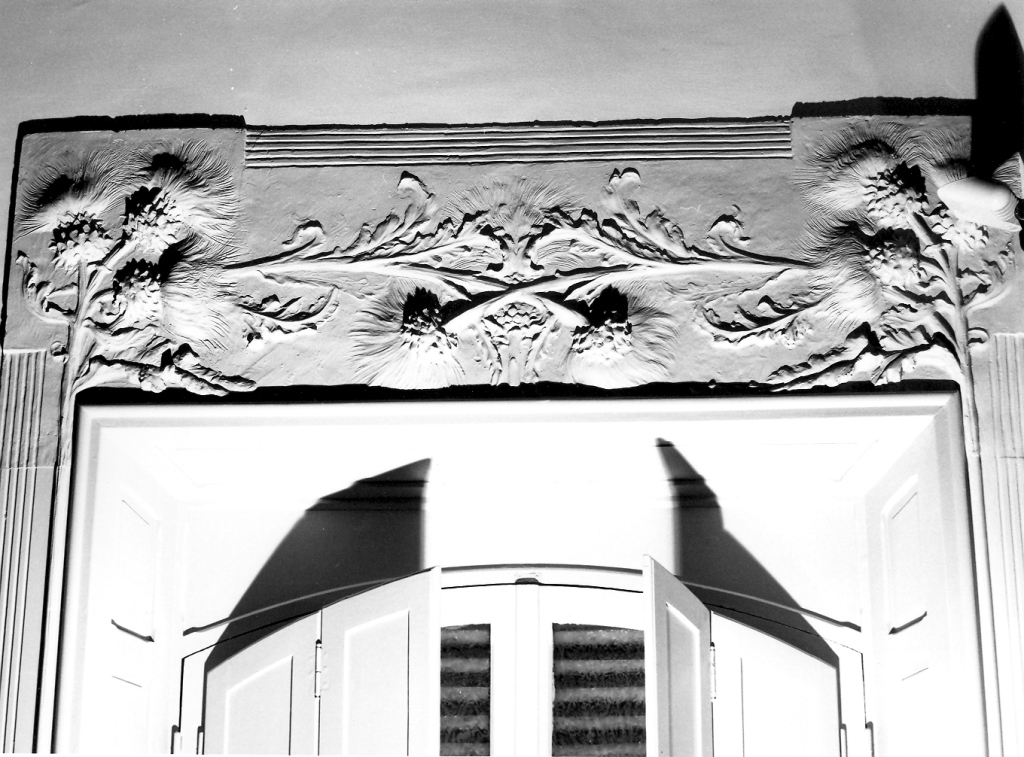 motivi decorativi vegetali (decorazione plastica) - ambito romano (sec. XX)