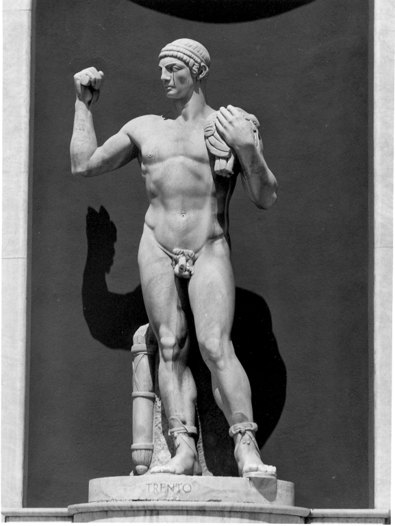 atleta (scultura) di De Veroli Carlo (sec. XX)