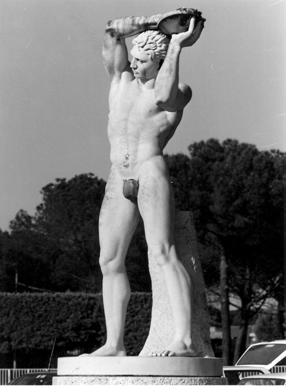 discobolo (scultura) di Bellini Aroldo (sec. XX)