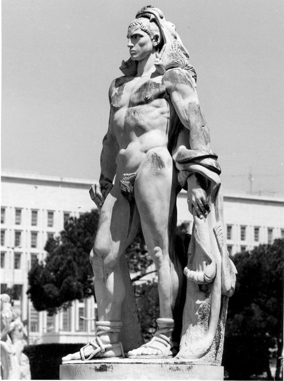 Ercole (scultura) di Canevari Silvio (sec. XX)