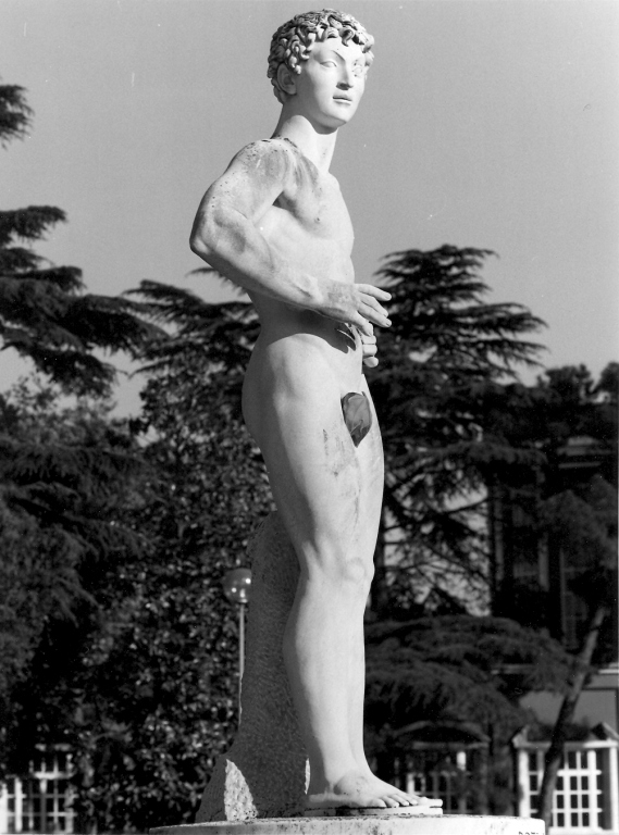 atleta (scultura) di Bellini Aroldo (sec. XX)