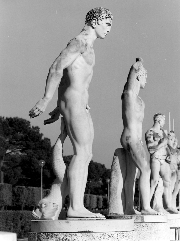 tuffatore (scultura) di Bellini Aroldo (sec. XX)