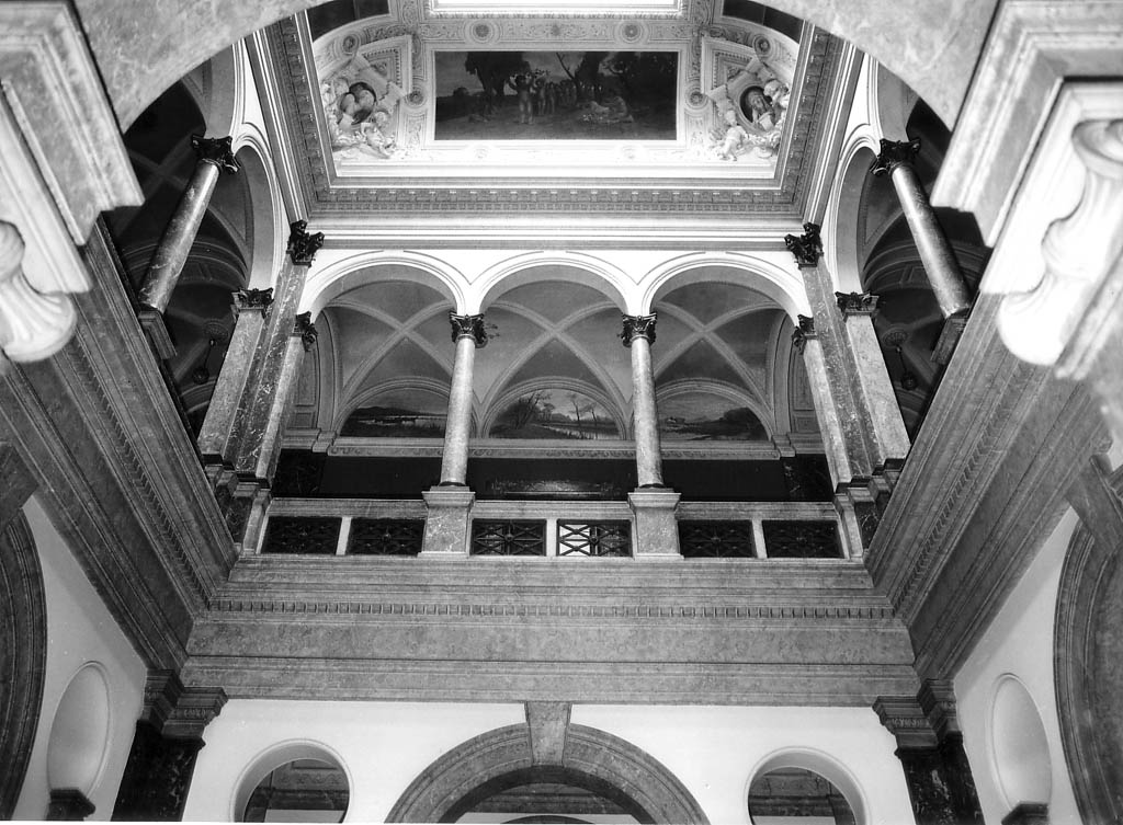 quattro stagioni (dipinto, ciclo) di Ferrari Giuseppe (sec. XIX)