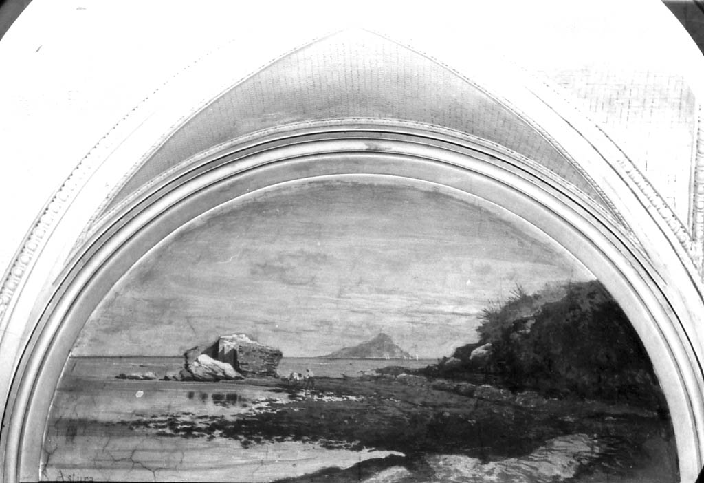 paesaggio fluviale (dipinto) di Coleman Enrico (sec. XIX)