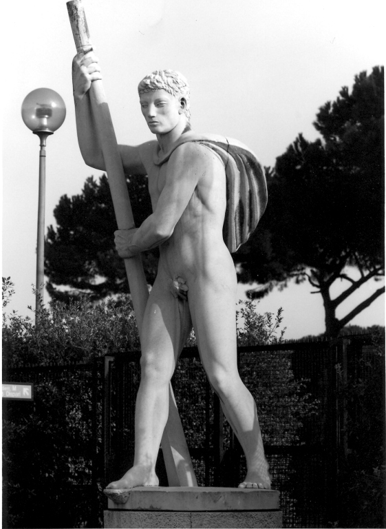 atleta (scultura) di Martini Enrico (sec. XX)