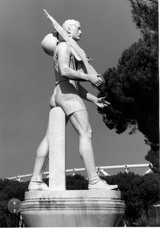 soldato (scultura) di Bellini Aroldo (sec. XX)