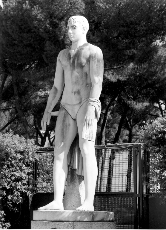 atleta (scultura) di Biggi Antonio (sec. XX)