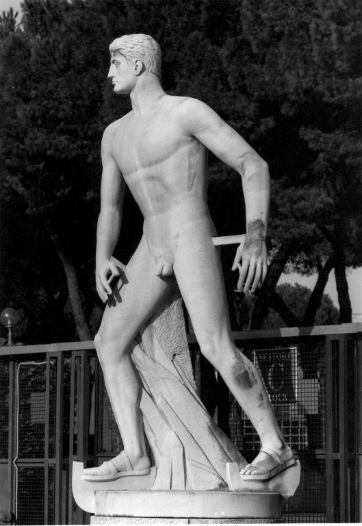 schettinatore (scultura) - ambito romano (sec. XX)