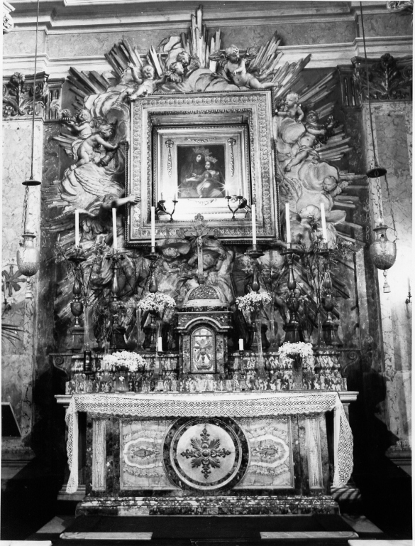 altare maggiore, elemento d'insieme di Barigioni Filippo (sec. XVIII)