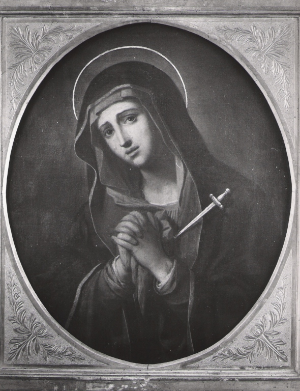 Madonna Addolorata (dipinto) di Fiorani Andrea (seconda metà sec. XIX)