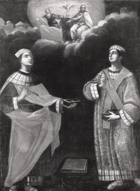 Santi Cosma e Damiano (dipinto) - ambito Italia centrale (sec. XVII)