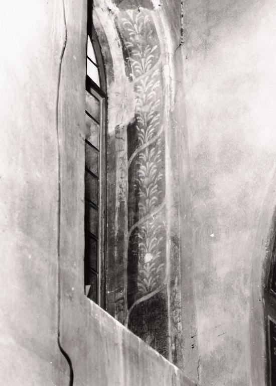 motivi decorativi vegetali (dipinto) - ambito romano (sec. XII)