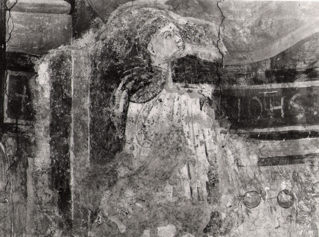 monaco (dipinto, frammento) - ambito Italia centrale (sec. XV)