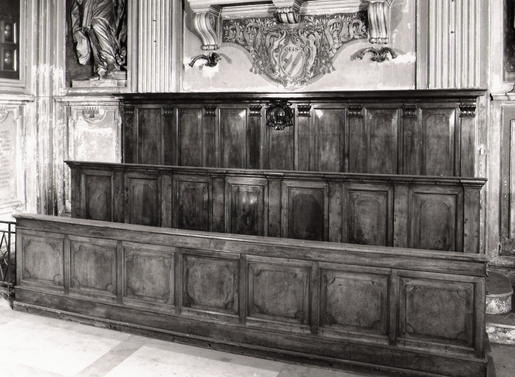 stalli del coro - ambito italiano (secc. XVIII/ XIX)