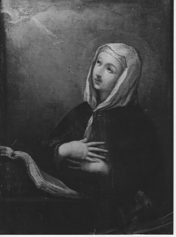 Margherita da Cortona (dipinto) di Batoni Pompeo Girolamo (attribuito) (sec. XVIII)