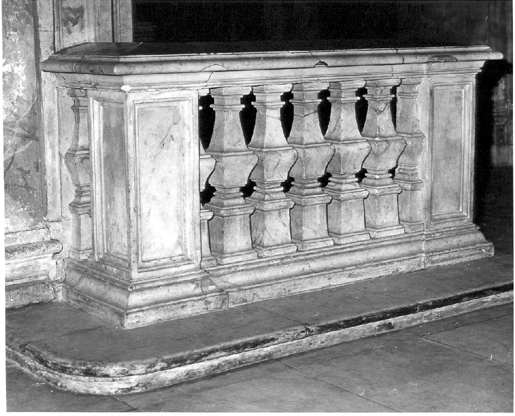 balaustrata - ambito romano (metà sec. XVII)