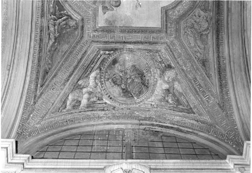 San Francesco d'Assisi (dipinto) di Abbatini Guidobaldo, Romanelli Giovanni Francesco (sec. XVII)