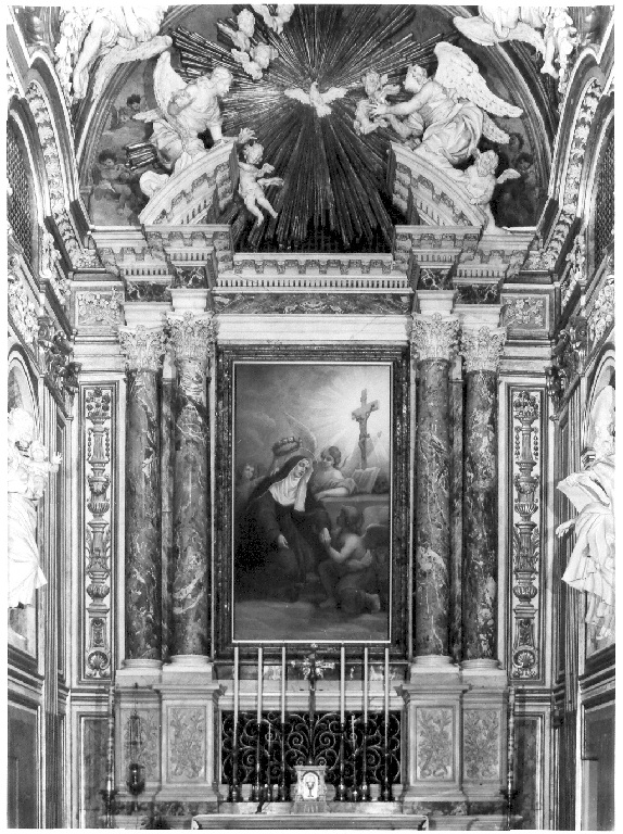 mostra d'altare di De Rossi Mattia (sec. XVII)