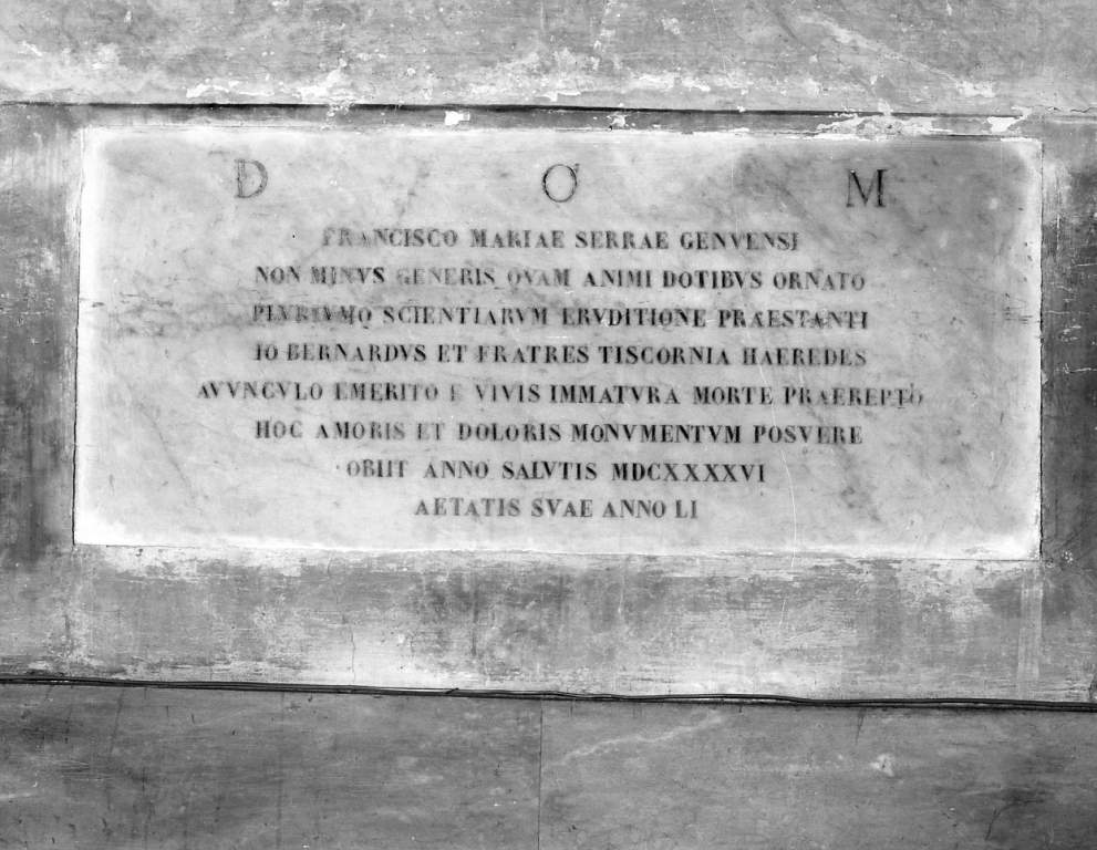 lapide tombale - ambito romano (sec. XVII)