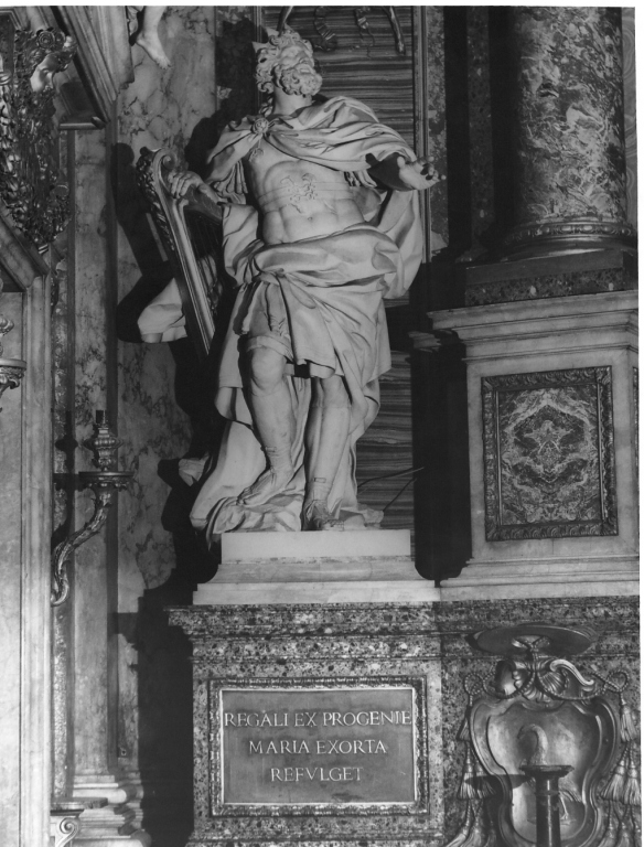 David re (scultura) di Lebrun André Jean (sec. XVIII)