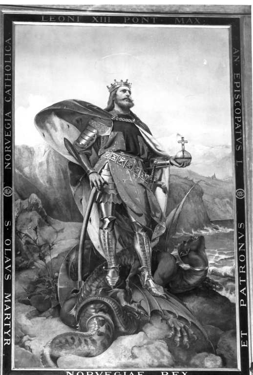 Sant'Olaf (dipinto) di Welonski Pius (sec. XIX)