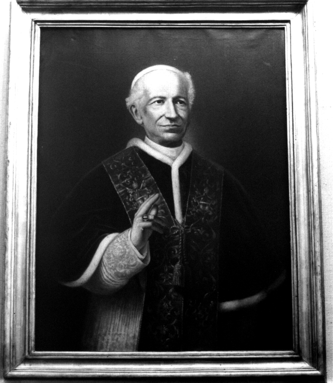 ritratto di papa Leone XIII (dipinto) - ambito romano (sec. XX)