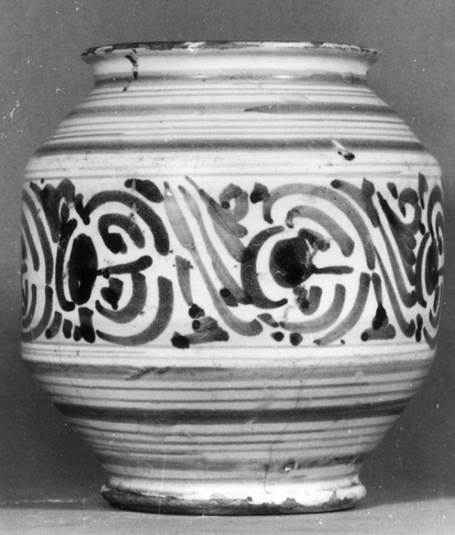 vaso - produzione di Bagnoregio, produzione di Urbino (seconda metà sec. XVII)