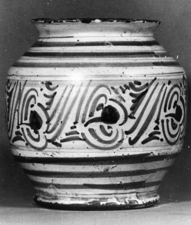 vaso - produzione di Bagnoregio, produzione di Urbino (seconda metà sec. XVII)