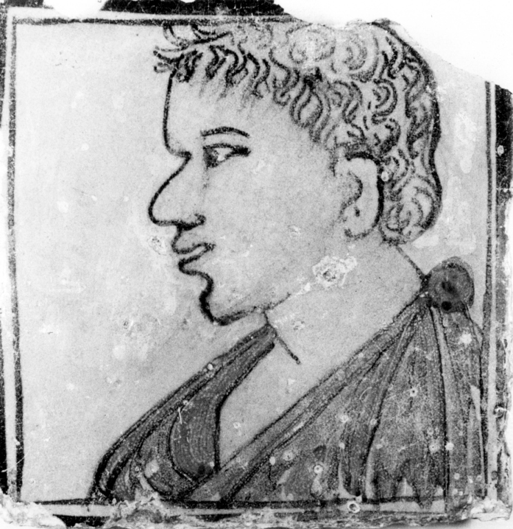 mattonella - manifattura romana (seconda metà sec. XV)