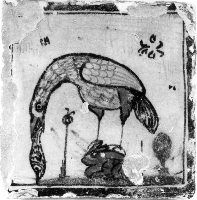 mattonella - manifattura romana (seconda metà sec. XV)