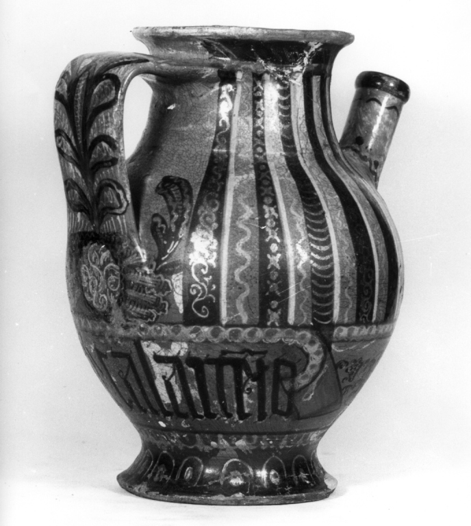 boccale - produzione faentina (metà sec. XVI)