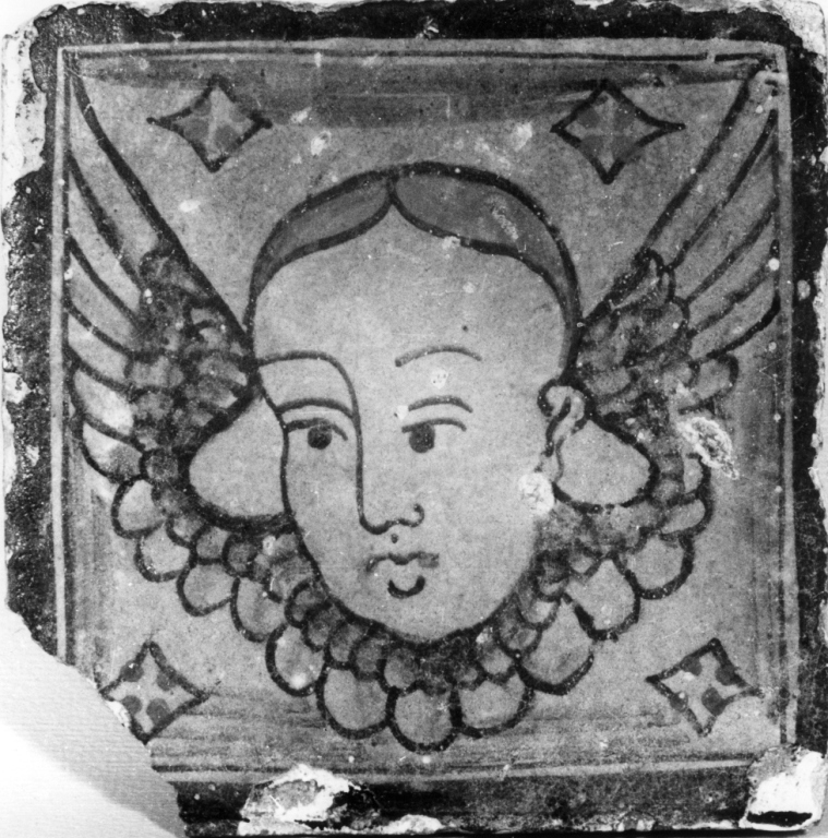 mattonella - manifattura romana (seconda metà sec. XV)