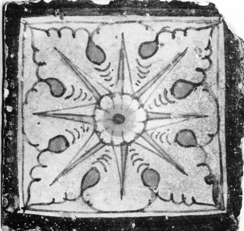 mattonella - produzione romana (seconda metà sec. XV)